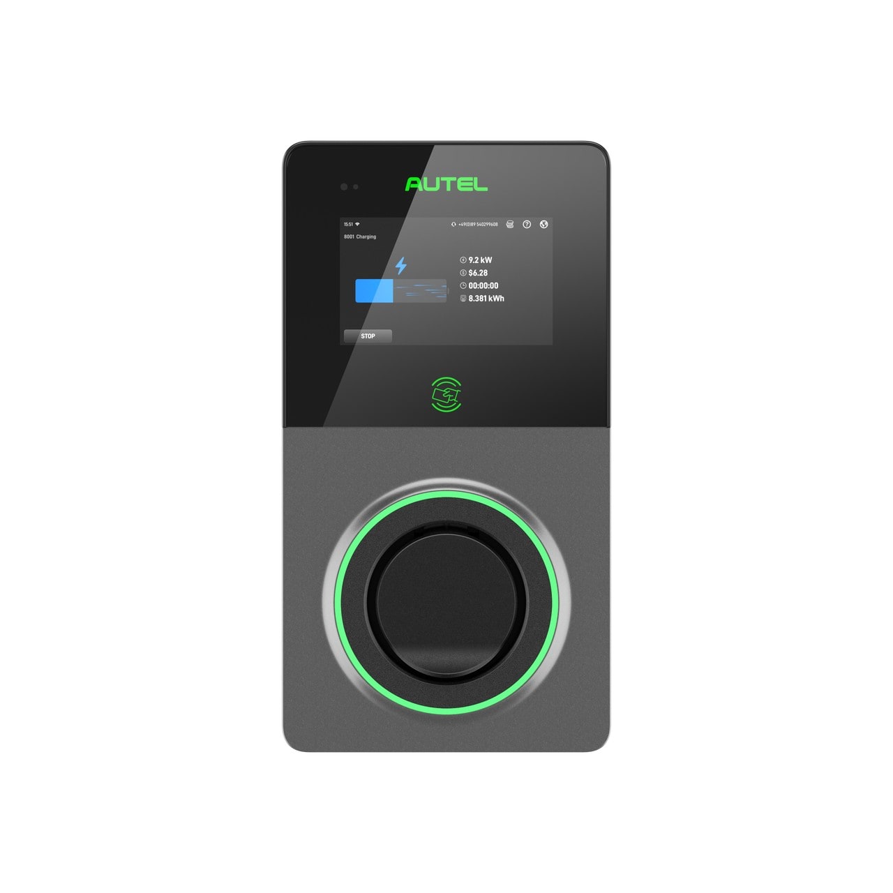 Borne de recharge AUTEL ENERGY MaxiCharger AC Elite 2 - 22 kW Charge intelligente 4G-MID-LCD (5 inch)